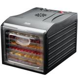 Aroma 6 Tray Professional Electric Food Dehydrator in Black, Size 12.4 H x 13.58 W x 17.72 D in | Wayfair AFD-815B