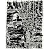 Brayden Studio® 'Clustered Dots A' by Natasha Marie - Wrapped Canvas Graphic Art Print Canvas & Fabric in Black/White | Wayfair BYST3456 40804772