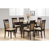 Wildon Home® Crawford Extendable Solid Wood Dining Table Wood in Black, Size 30.0 H in | Wayfair CST1942 4436240