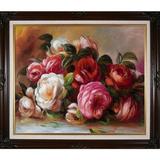 Wildon Home® Discarded Roses by Pierre-Auguste Renoir - Wrapped Canvas Painting Print Canvas & Fabric, Size 26.0 H x 30.0 W x 2.0 D in | Wayfair