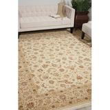 Darby Home Co Bilbrey Hand-Knotted Wool Beige Area Rug Wool in Brown/White, Size 138.0 H x 102.0 W x 0.5 D in | Wayfair DBHC4674 26993860