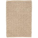 Brown/White Area Rug - Dash and Albert Rugs Veranda Handmade Braided Indoor/Outdoor Area Rug in Beige Recycled P.E.T./Polypropylene in Brown/White
