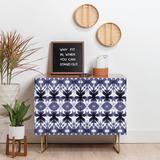 East Urban Home Wagner Campelo Shibori Tribal Credenza Wood in Brown/Yellow, Size 30.0 H x 38.0 W x 20.0 D in | Wayfair EUNM4881 46073290