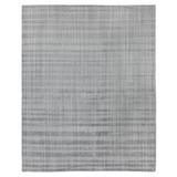 Exquisite Rugs Robin Stripe Handwoven Gray Area Rug in Brown/Gray, Size 72.0 W x 0.4 D in | Wayfair 3785-6090