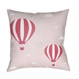 Harriet Bee Ruggles Indoor/Outdoor Cotton Throw Pillow Cotton in Pink, Size 20.0 H x 20.0 W x 3.5 D in | Wayfair HBEE1700 39188968