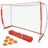 GoSports Futsal Goal 8 Piece Soccer Equipment Set in Red/White, Size 78.74 H x 39.37 W x 118.11 D in | Wayfair SCCR-GOAL-02-FUTSAL
