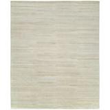 White Area Rug - Highland Dunes Declan Hand-Knotted Ivory Area Rug Viscose/Wool in White, Size 96.0 W x 0.5 D in | Wayfair HIDN1524 45196441