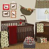 Harriet Bee Statham 7 Piece Crib Bedding Set Cotton in Brown/Red, Size 52.0 W in | Wayfair HBEE5110 41566515