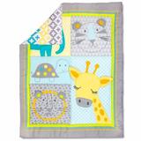 Harriet Bee Milan 3 Piece Crib Bedding Set Polyester/Cotton Blend in Gray/Yellow | Wayfair HBEE8571 43377938