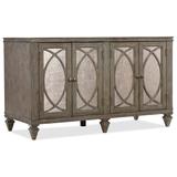 Hooker Furniture Rustic Glam 52" Wide 2 Drawer Solid Wood Credenza Wood in Brown/Gray, Size 30.75 H x 52.0 W x 22.75 D in | Wayfair 1641-10464-LTWD