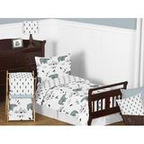 Sweet Jojo Designs Bear Mountain 5 Piece Toddler Bedding Set Polyester in Black/Blue/White | Wayfair BearMountain-Tod