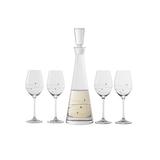 Latitude Run® Hertzel 5 Piece Wine Decanter Set Crystal, Size 16.25 H x 4.75 W in | Wayfair LDER3371 42182366