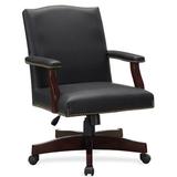 Lorell Task Chair Upholstered in Black/Brown, Size 39.0 H x 30.5 W x 32.0 D in | Wayfair 68250