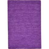 Latitude Run® Taul Hand-Knotted Wool Purple Area Rug Wool in Brown/Indigo, Size 48.0 W x 0.75 D in | Wayfair LTTN3582 44545027