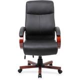 Lorell Executive Chair Upholstered in Red/Black/Brown, Size 14.96 W x 25.79 D in | Wayfair 69531