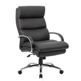 Latitude Run® Hendershot Executive Chair Upholstered in Black/Brown/Gray, Size 45.0 H x 27.5 W x 31.0 D in | Wayfair