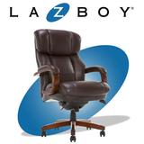 La-Z-Boy Fairmont Executive Chair Upholstered in Brown/Red, Size 46.25 H x 27.8 W x 33.0 D in | Wayfair 44940