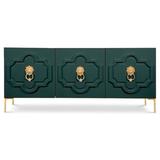 ModShop Marrakesh 66" Wide Buffet Table Wood in Green, Size 31.0 H x 66.0 W x 20.0 D in | Wayfair 466