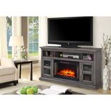 Muskoka TV Stand for TVs up to 65" w/ Fireplace Included Wood in Brown/Gray | Wayfair 370-190-205-KIT