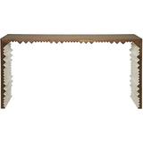 Noir Nelson 60" Console Table Wood in Brown, Size 32.0 H x 60.0 W x 14.0 D in | Wayfair GCON160