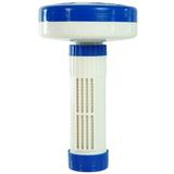 Northlight Seasonal 8" White & Blue Deluxe Spa & Swimming Pool Bromine or Chlorine Feeder in Blue/White, Size 8.0 H x 4.75 W x 2.0 D in | Wayfair