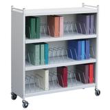 Omnimed Large Cabinet Style 45 Cap File Cart Metal in Brown, Size 55.5 H x 49.75 W x 17.0 D in | Wayfair 260145-BG
