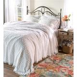 Plow & Hearth Standard Cotton Traditional Coverlet Cotton in White, Size Full | Wayfair 90879 WH