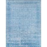 Exquisite Rugs Antique'd Silk Oriental Hand-Knotted Area Rug in Blue, Size 72.0 W x 0.3 D in | Wayfair 5171-6'X9'