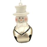 The Holiday Aisle® 2.5" Beige & Black Groom Holiday Collections Wedding Jingle Buddies Christmas Ornament Plastic in Brown | Wayfair