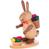 The Holiday Aisle® Dregeno Easter Rabbit w/ Egg Wood in Brown, Size 6.0 H x 4.5 W x 3.0 D in | Wayfair THLA6585 40243474