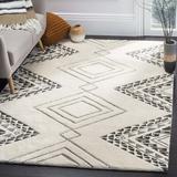 Gray Indoor Area Rug - Union Rustic Powell Ivory/Area Rug Polyester/Wool in Gray, Size 96.0 W x 1.0 D in | Wayfair 8C011A12F06F496B97B8CD5400E998C5