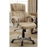 Serta at Home Serta Hannah Microfiber Office Chair w/ Soft Fabric Headrest Pillow & Lumbar Support Upholstered in Gray | Wayfair 47910