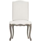 Zentique Cathy Dining Chair Upholstered/Fabric in Brown/Gray/White, Size 40.5 H x 21.0 W x 21.0 D in | Wayfair LI-SH8-22-15-2
