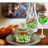 The Holiday Aisle® Mistletoe Carafe Glass in Green, Size 11.0 H x 4.0 W in | Wayfair F5321A3A534A4952844414B55CD23936
