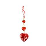 The Holiday Aisle® Heart Holiday Shaped Ornament Plastic in Red, Size 9.5 H x 1.75 W x 0.5 D in | Wayfair DAFEFB47227A44A08AB49B69CA47DC3B