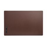 Brown Leatherette Desk Pad w/out Rails, 34 x 20