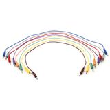Hosa CPP-890 1/4-inch TS Male Patch Cable 8-pack - 3 foot (Various Colors)