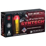 Federal Syntech Action Pistol 40 S&W Ammo - 40 S&W 205gr Total Synthetic Jacket 500/Case