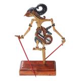 Wood shadow puppet, 'Nakula'