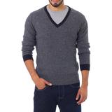 Men's alpaca blend sweater, 'Informal Gray'