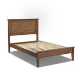 Grain Wood Furniture Greenport Solid Wood Platform Bed Metal in Gray, Size 49.75 H x 65.0 W x 80.0 D in | Wayfair GP0240