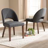 George Oliver Tybalt Side Chair Wood/Upholstered/Fabric in Gray, Size 32.68 H x 19.88 W x 23.62 D in | Wayfair 05DAE2B635B74837B47370504BB73936