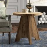 Theodore Alexander Echoes Mill Hill End Table Wood in Brown/Gray, Size 26.0 H x 28.0 W x 28.0 D in | Wayfair CB50043.C062