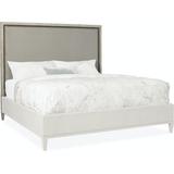 Hooker Furniture Elixir Panel Headboard Upholstered/Wood & Upholstered/Polyester in Brown/Gray/White | Wayfair 5990-90867-MULTI