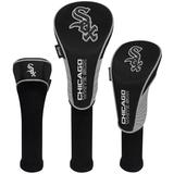 Chicago White Sox Driver Fairway Hybrid Set of Three Headcovers