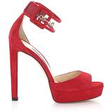 Platform Sandals - Red - Jimmy Choo Heels