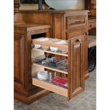 Rev-A-Shelf Wood Vanity Base Organizer Pull Out Pantry Wood in Brown, Size 25.5 H x 8.39 W x 19.56 D in | Wayfair 448-VC25SC-8