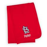 Infant Red St. Louis Cardinals Personalized Blanket