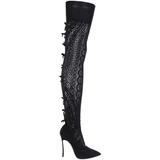Knee Boots - Black - Casadei Boots