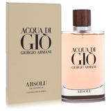 Acqua Di Gio Absolu For Men By Giorgio Armani Eau De Parfum Spray 4.2 Oz
